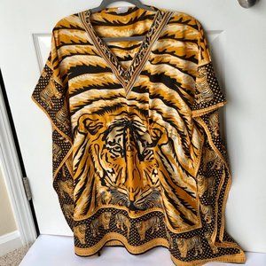 Women's Tiger Beach Cover-Up w/ Drawstring Waist
